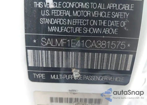 2012 Land Rover Range Rover Supercharged from USA, damaged, VIN SALMF1E41CA381575